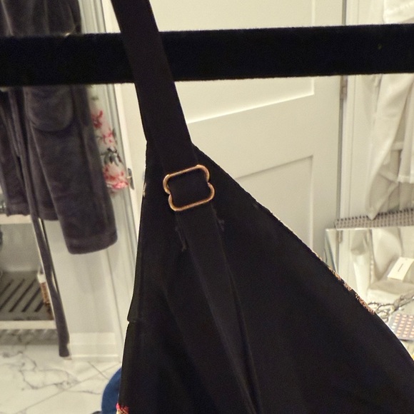 Lulu's Black and Gold Floral Mini Dress - Picture 6 of 6